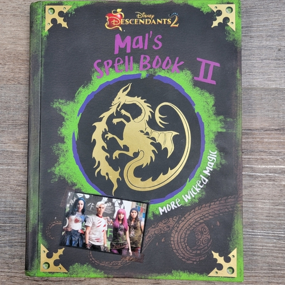 Descendants 2: Mal's Spell Book 2: More Wicked Magic Hardcover Disney Princess